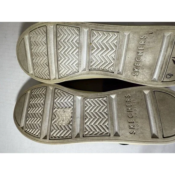 Skechers Woman's Street Los Angeles SN982 Memory Foam Size 9 Black / Rosegold - Picture 8 of 12